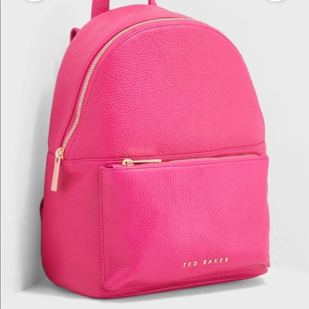 Ted Baker Leather Backpack Pink